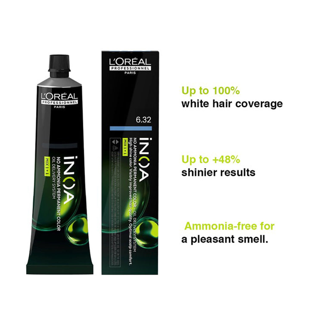 इनोआ 6.32 डार्क ब्लोंड विद इरिडेसेंट गोल्ड 60G