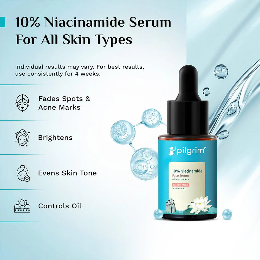 PILGRIM 10% NIACINAMIDE FACE SERUM-30ML