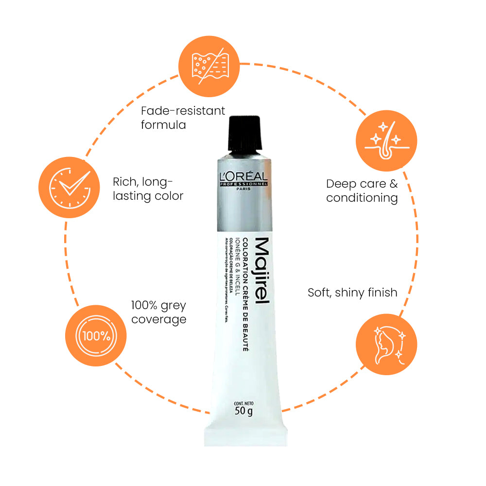 लोरियल माजिरेल 6.45 डार्क ब्लोंडी विद महोगनी कॉपर 50 एमएल