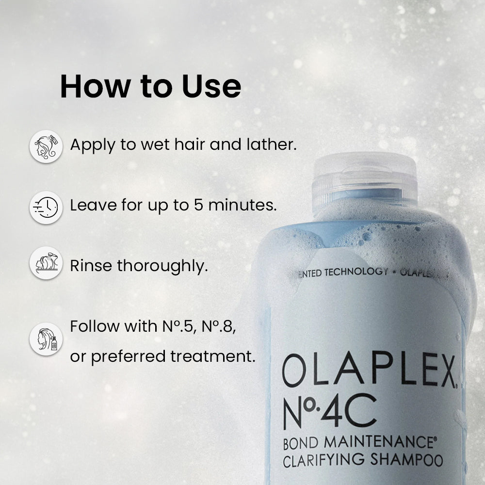 ಓಲಾಪ್ಲೆಕ್ಸ್ ಸಂಖ್ಯೆ 4C ಬಾಂಡ್ ನಿರ್ವಹಣೆ ಸ್ಪಷ್ಟೀಕರಣ ಶಾಂಪೂ (250ml)