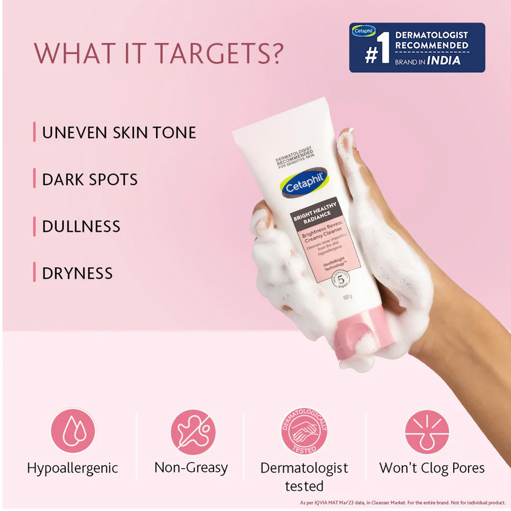 F43003-Cetaphil BHR Brightness Reveal Creamy Cleanser 100GM