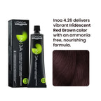 Loreal Inoa Ammonia Free Hair Color 60G 4.26