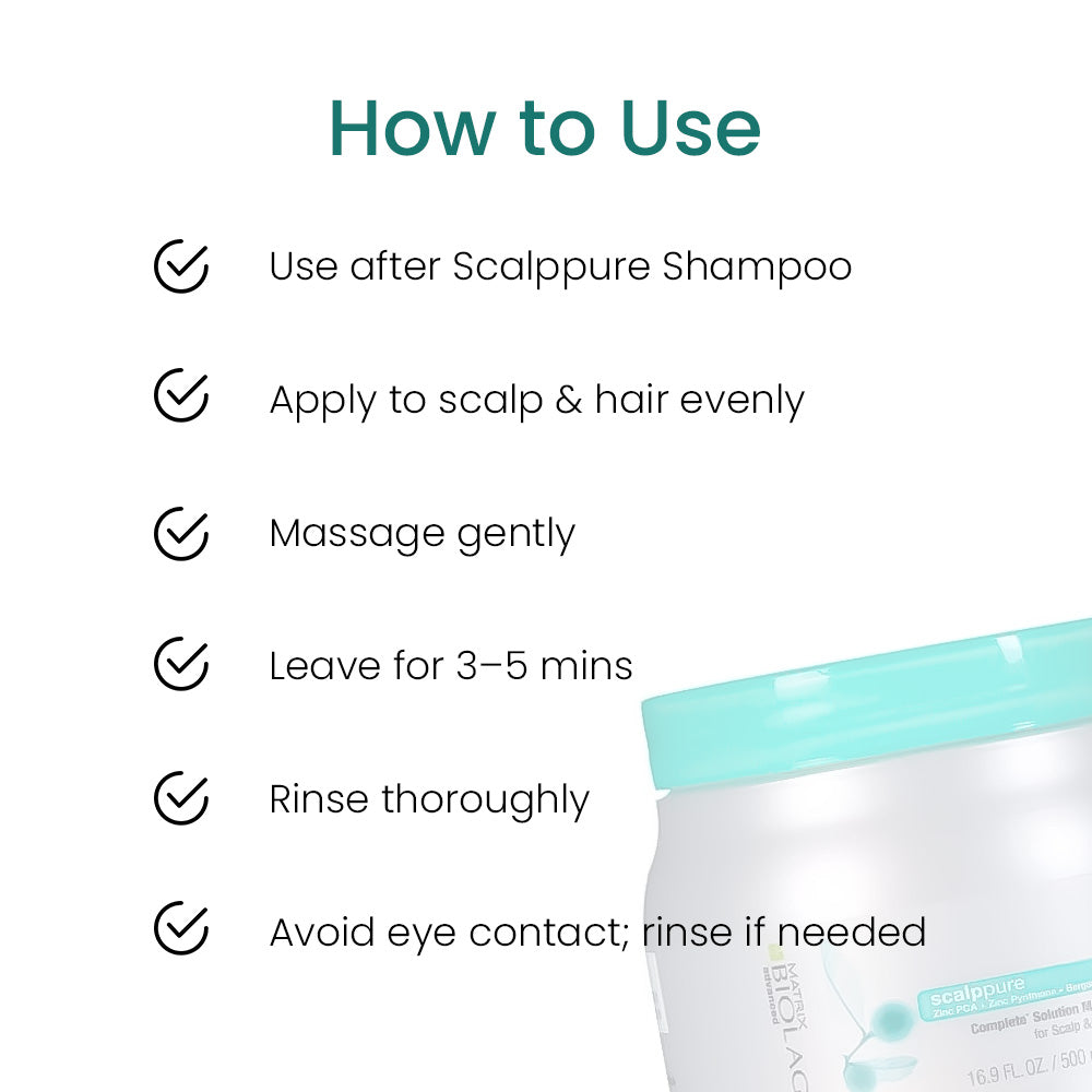 Matrix Biolage Scalppure Complete Solution Hair Mask (500ml)