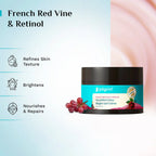 PILGRIM FRENCH RED VINE & RETINOL YOUTHFUL GLOW NIGHT GEL CRÈME-50G
