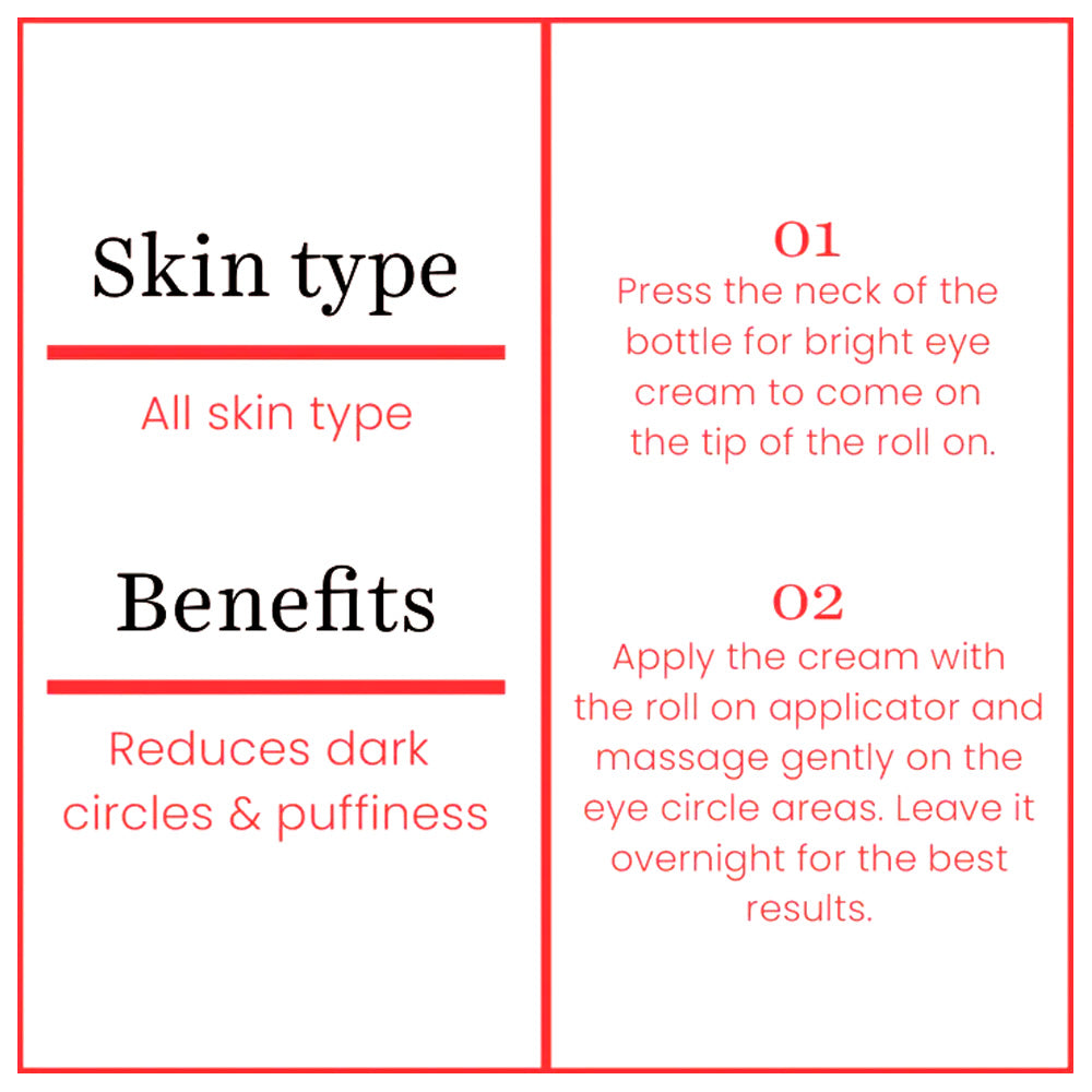 O3+ BRIGHT EYE CREAM 15 GM