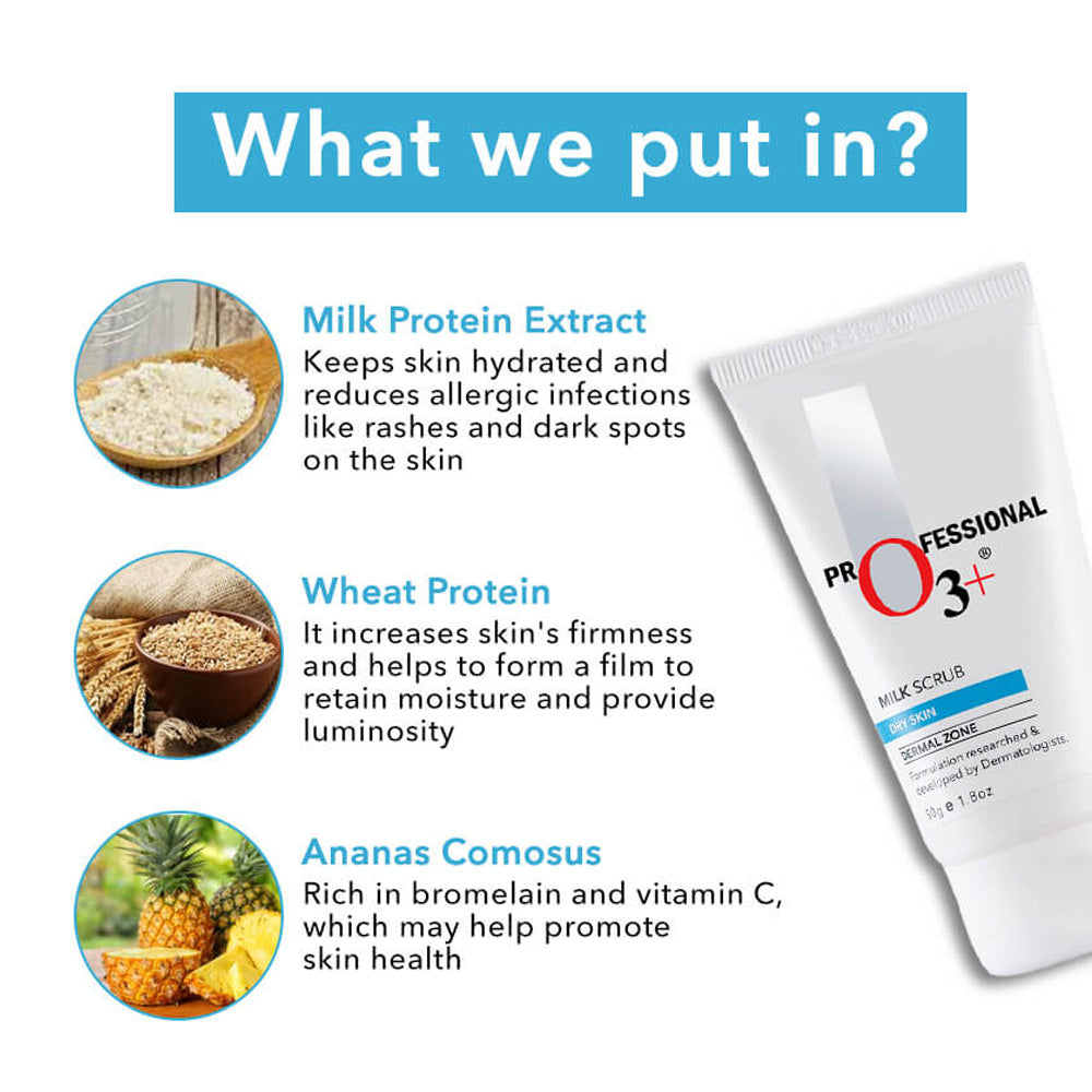 O3+ Milk Scrub (50Gm)
