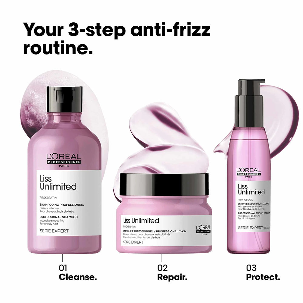 Loreal Liss Unlimited Shampoo 300Ml