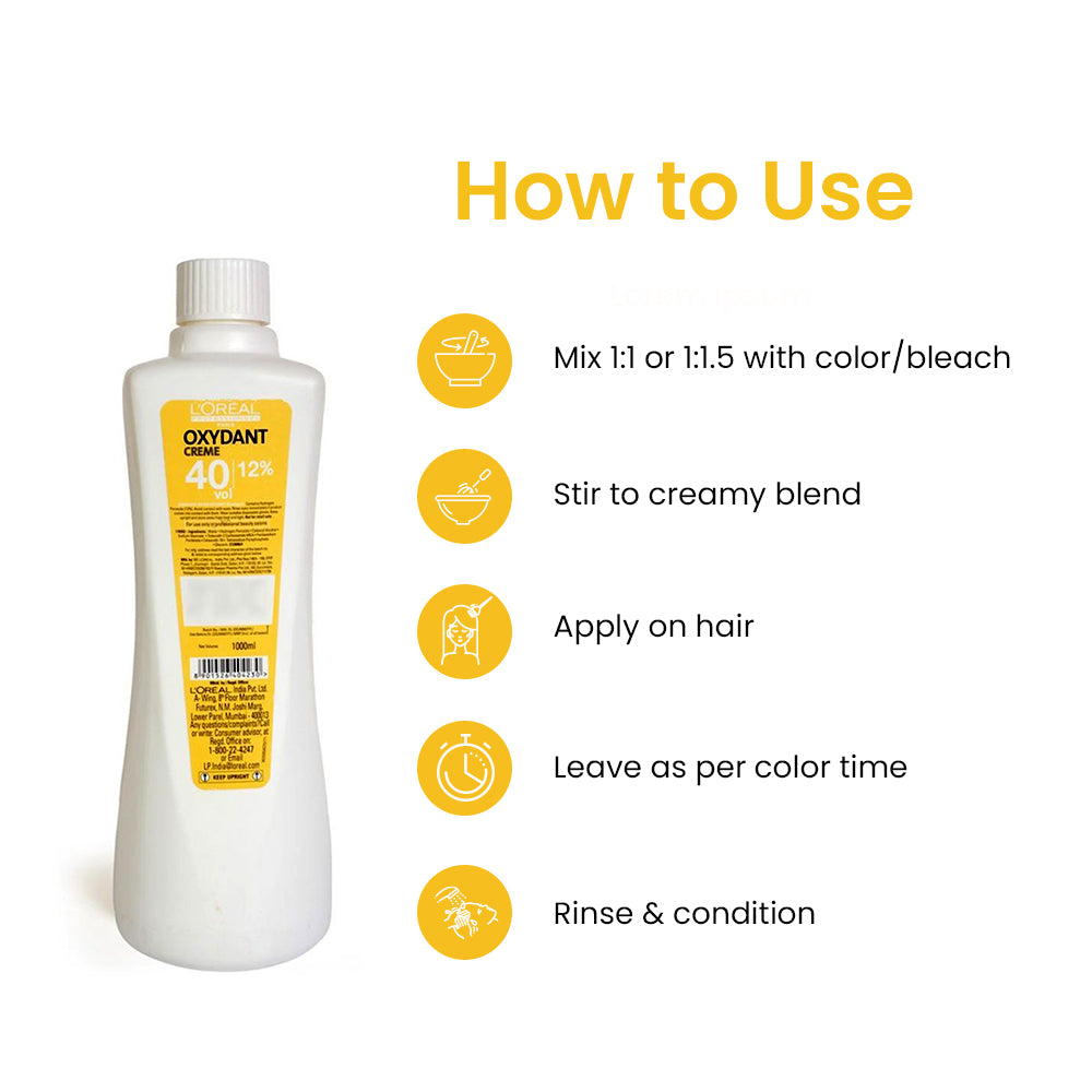 लोरियल ओरियोर डेवलपर 40 वॉल्यूम 1000 एमएल