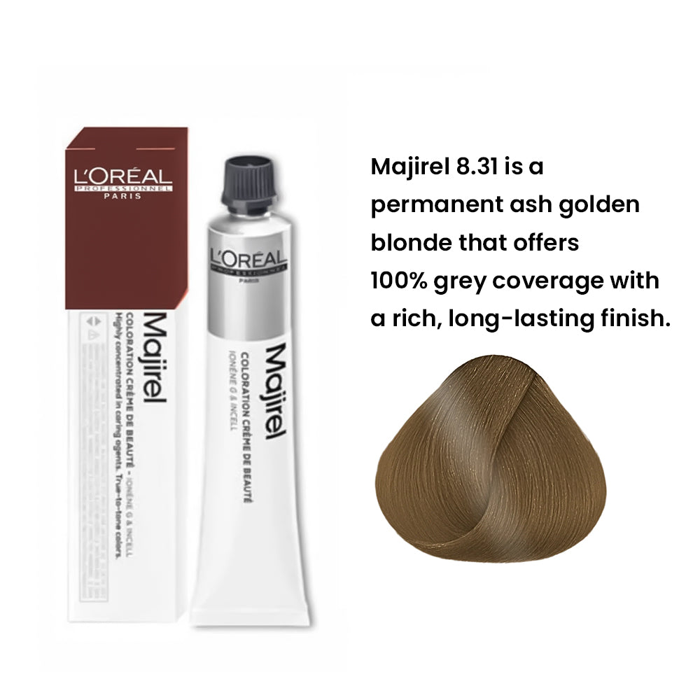 L'Oreal Professionnel Paris Majirel - 8.31 (Ash Golden Light Blonde)_400