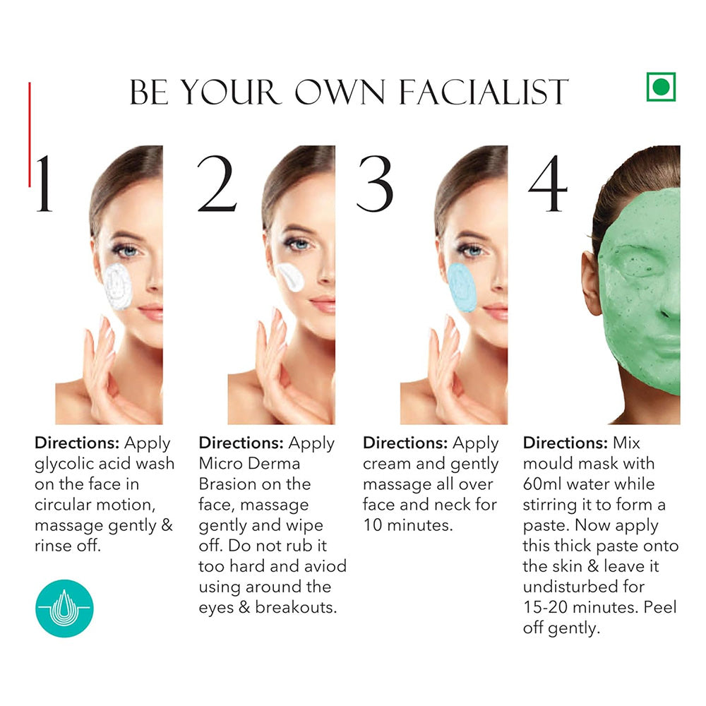 O3+ ಸೀ ವೈಟ್ ಫೇಶಿಯಲ್ ಕಿಟ್ ಪ್ಯಾಕ್ ಆಫ್ 4