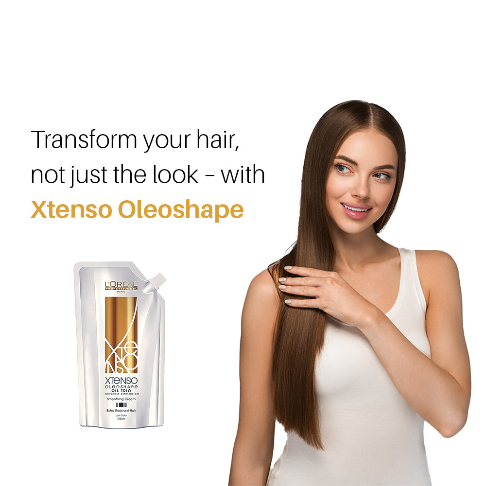 LOREAL XTENSO SMOOTHING CREAM EXTRA RESISTANT HAIR 400ML .