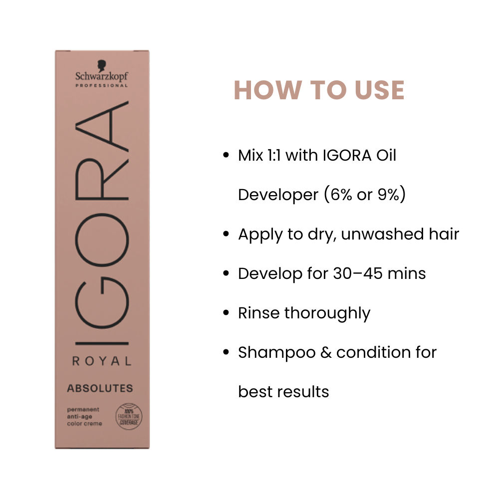 Schwarzkopf Igora Royal Absolutes 7-450 Medium Blonde Beige Gold