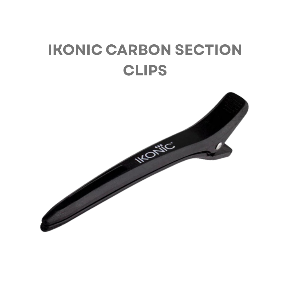 Ikonic Section Clips - Pack Of 6 Black