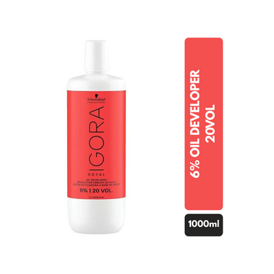 SCHWARZKOPF IGORA 6%OIL DEVELOPER 20VOL -1000ML-MRP 880