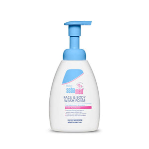 Sebamed Baby Face & Body Wash Foam|pH 5.5|Ideal for face & body cleansing|400 ml