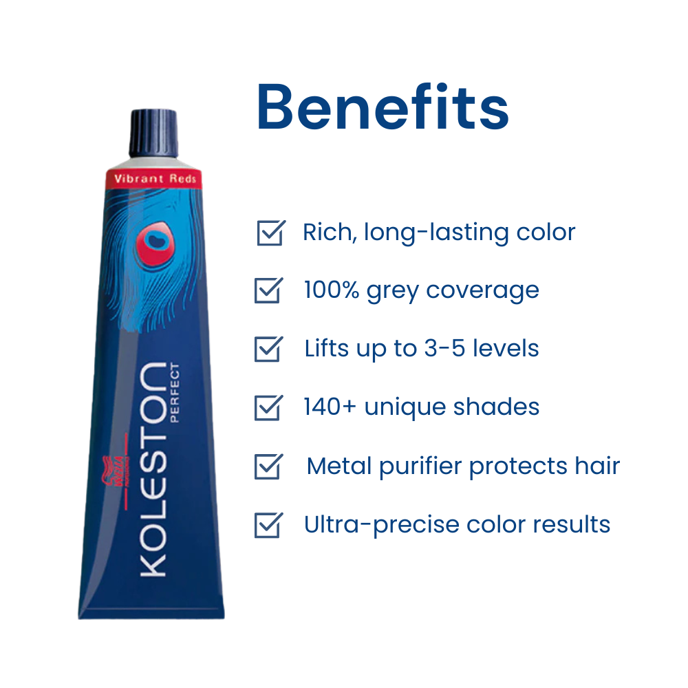Wella Professionals Koleston Perfect Vibrant Reds Hair Color 55/66 Colorant Tube 60G