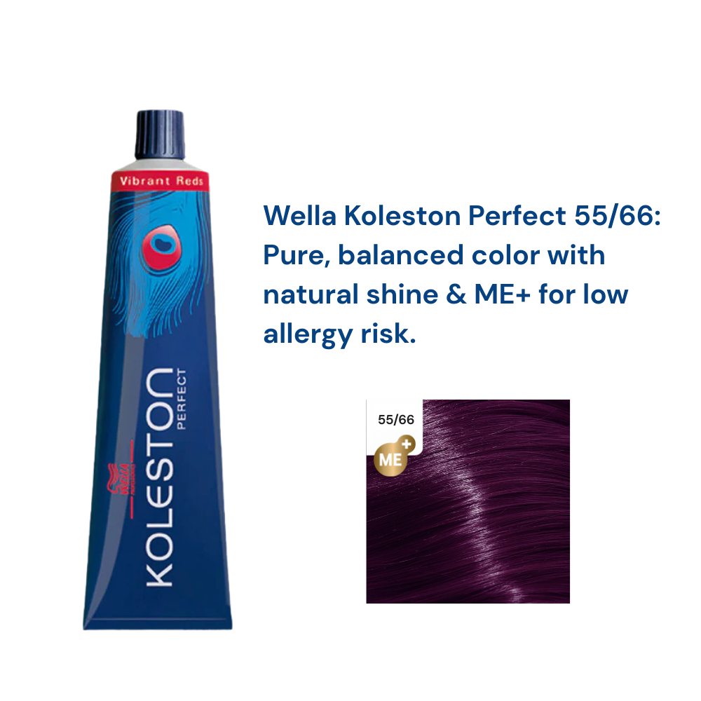 Wella Professionals Koleston Perfect Vibrant Reds Hair Color 55/66 Colorant Tube 60G