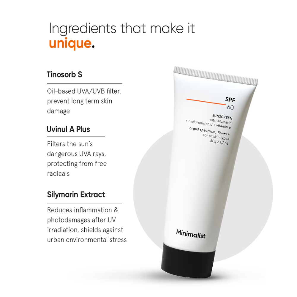 MINIMALIST SPF 60 SUNSCREEN 50GM