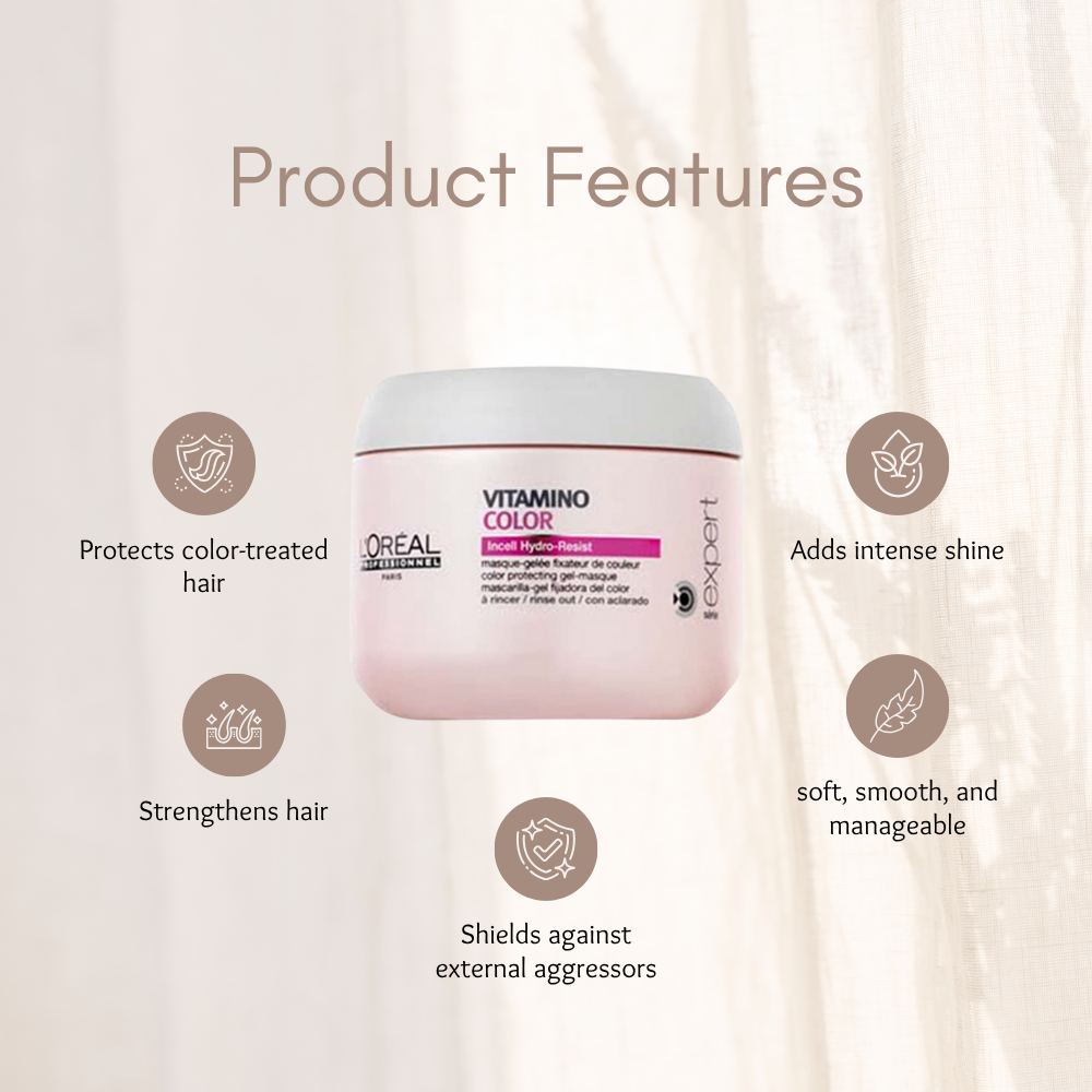 लोरियल ए-ऑक्स विटामिनो कलर मास्क 196G