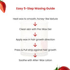 Rica strawberry Liposoluble Wax 800Ml