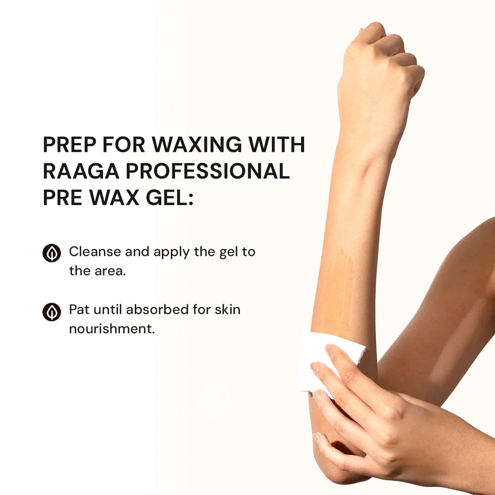 Raaga Professional Pre-Wax Gel Refreshing Lemon 250Ml