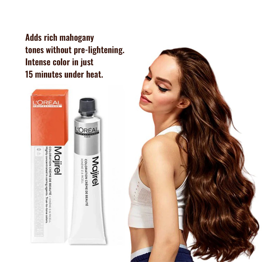 लोरियल माजिरेल 4.45 ब्राउन विद महोगनी कॉपर 50Ml