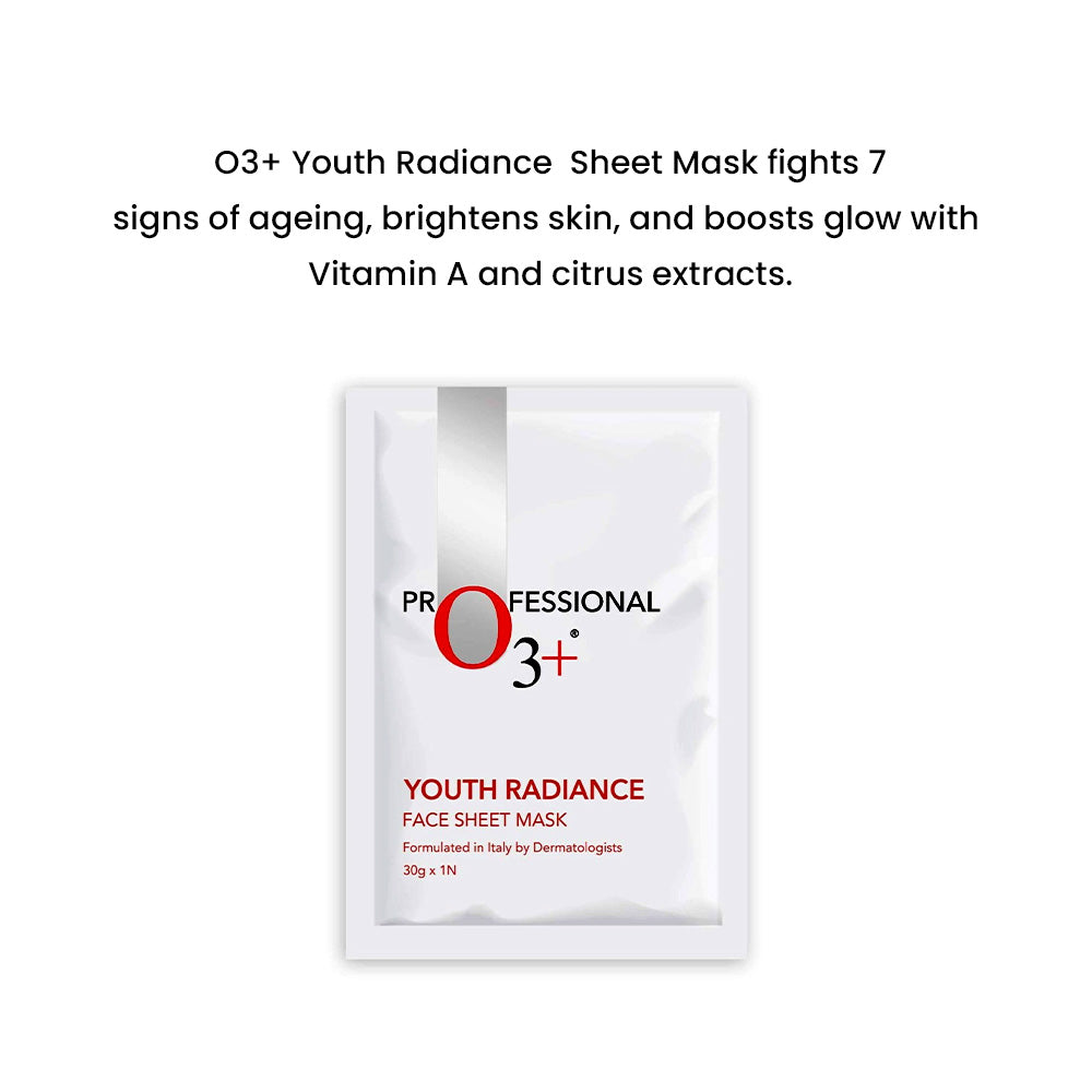 O3+ Youth Radiance Face Sheet mask 30g