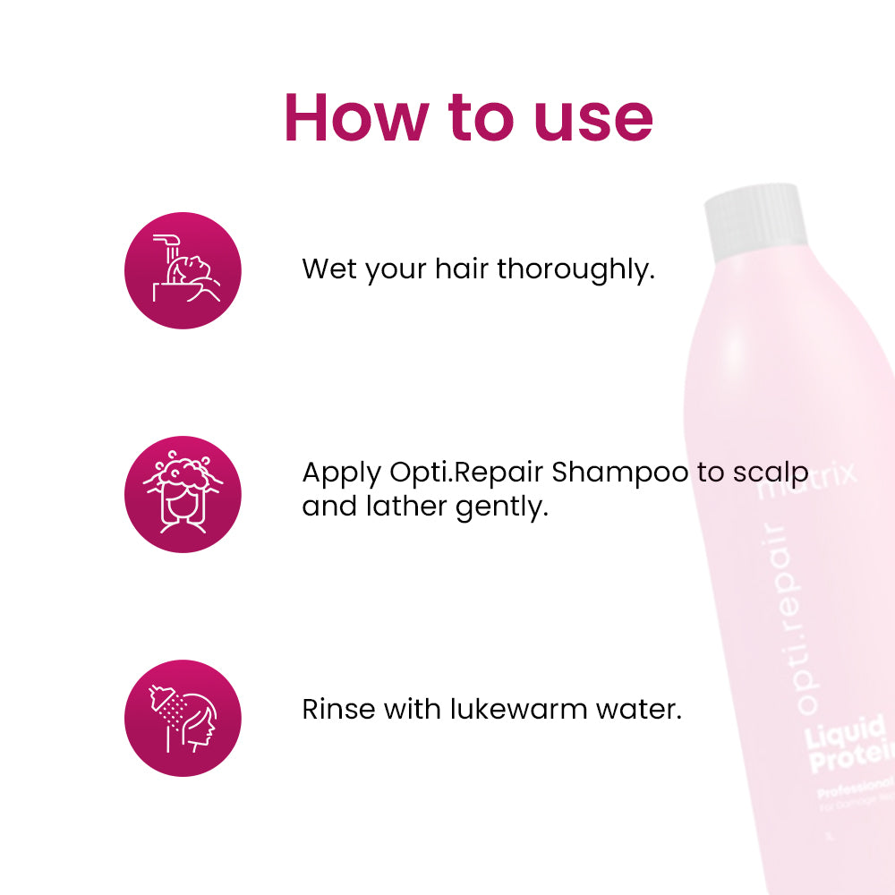 Matrix Opti repair Shampoo 1000 Ml