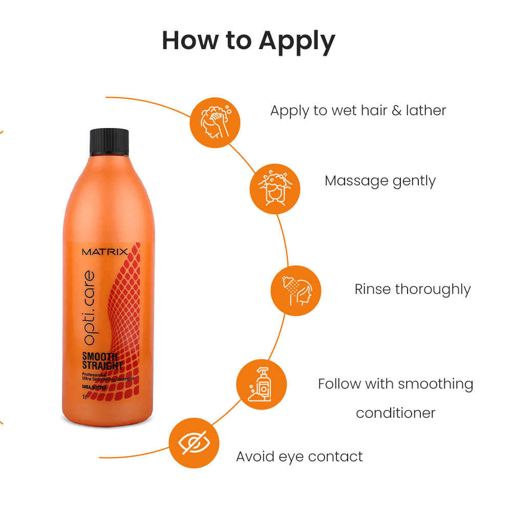 Matrix Opti Care Professional Ultra Smoothing Shampoo (1000Ml)