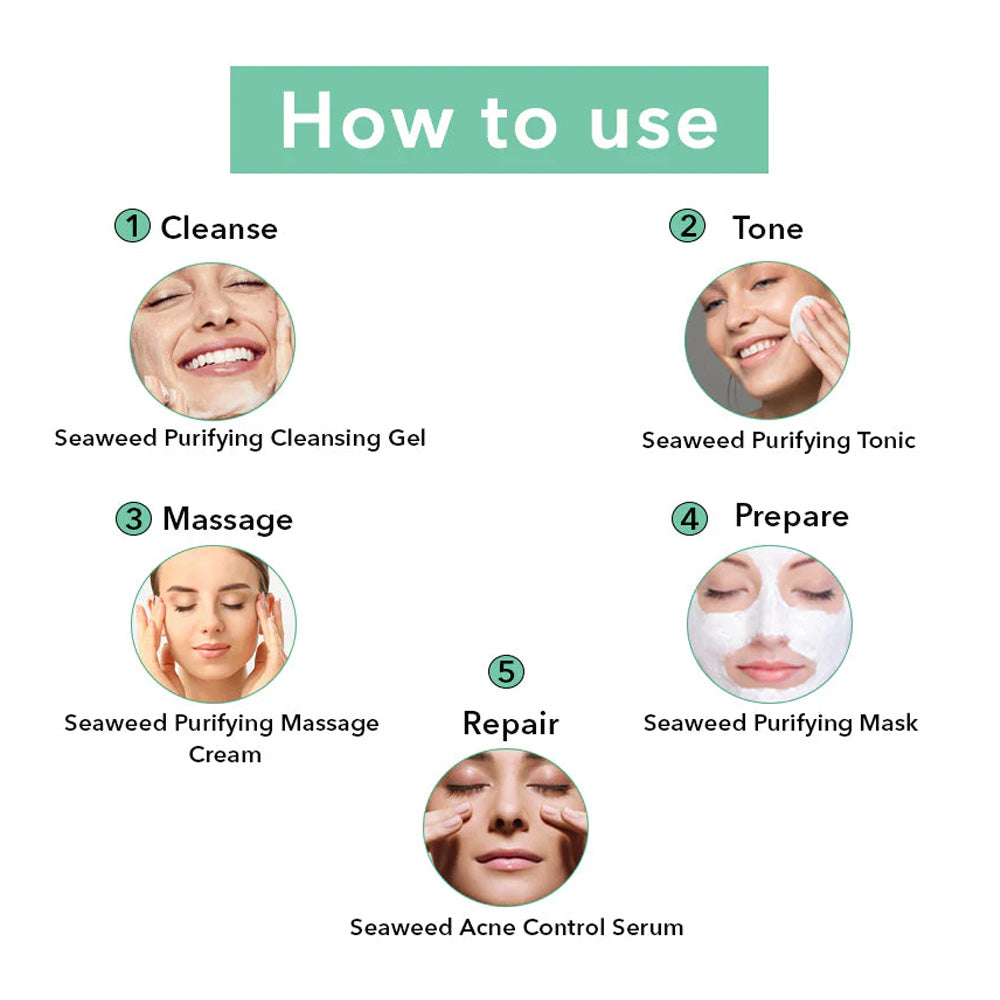 O3+ Seaweed Facial Kit Single Mono Dose