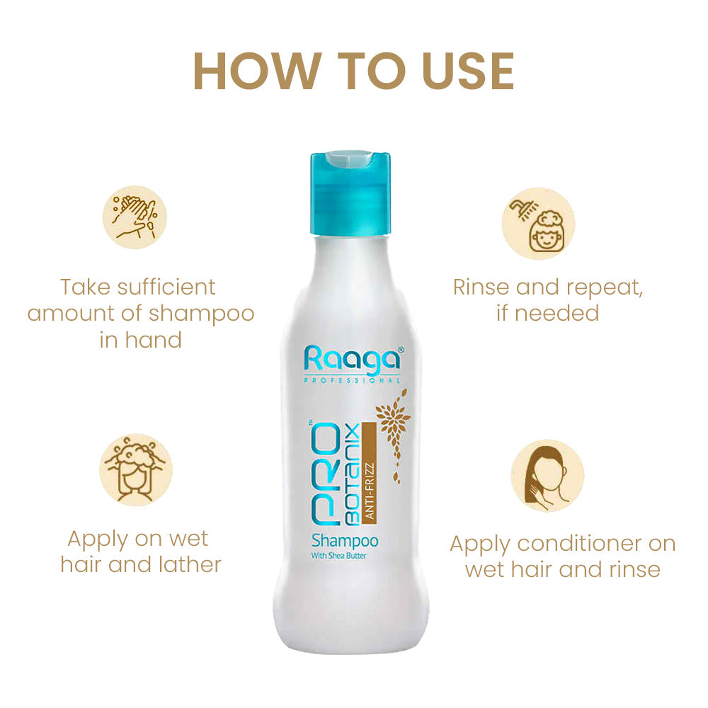Raaga Professional Pro Botanix Anti-Frizz Shampoo 250Ml