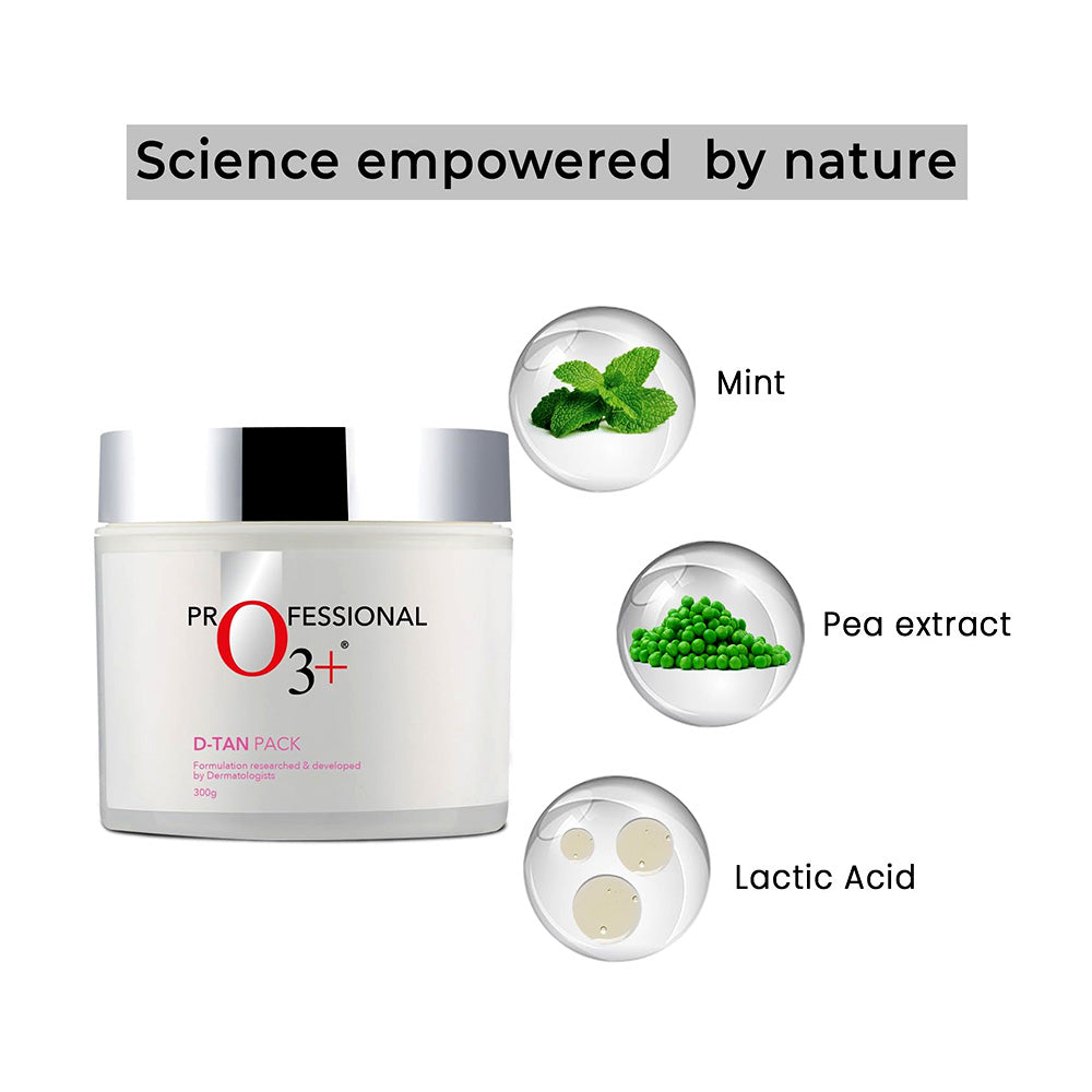 O3+ D-Tan Pack for Instant Tan Removal 300Ml