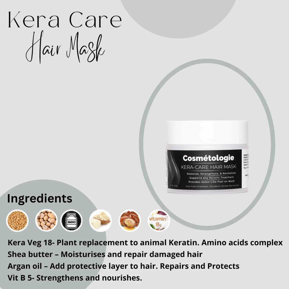 Cosmetologie Keracare mask 200g