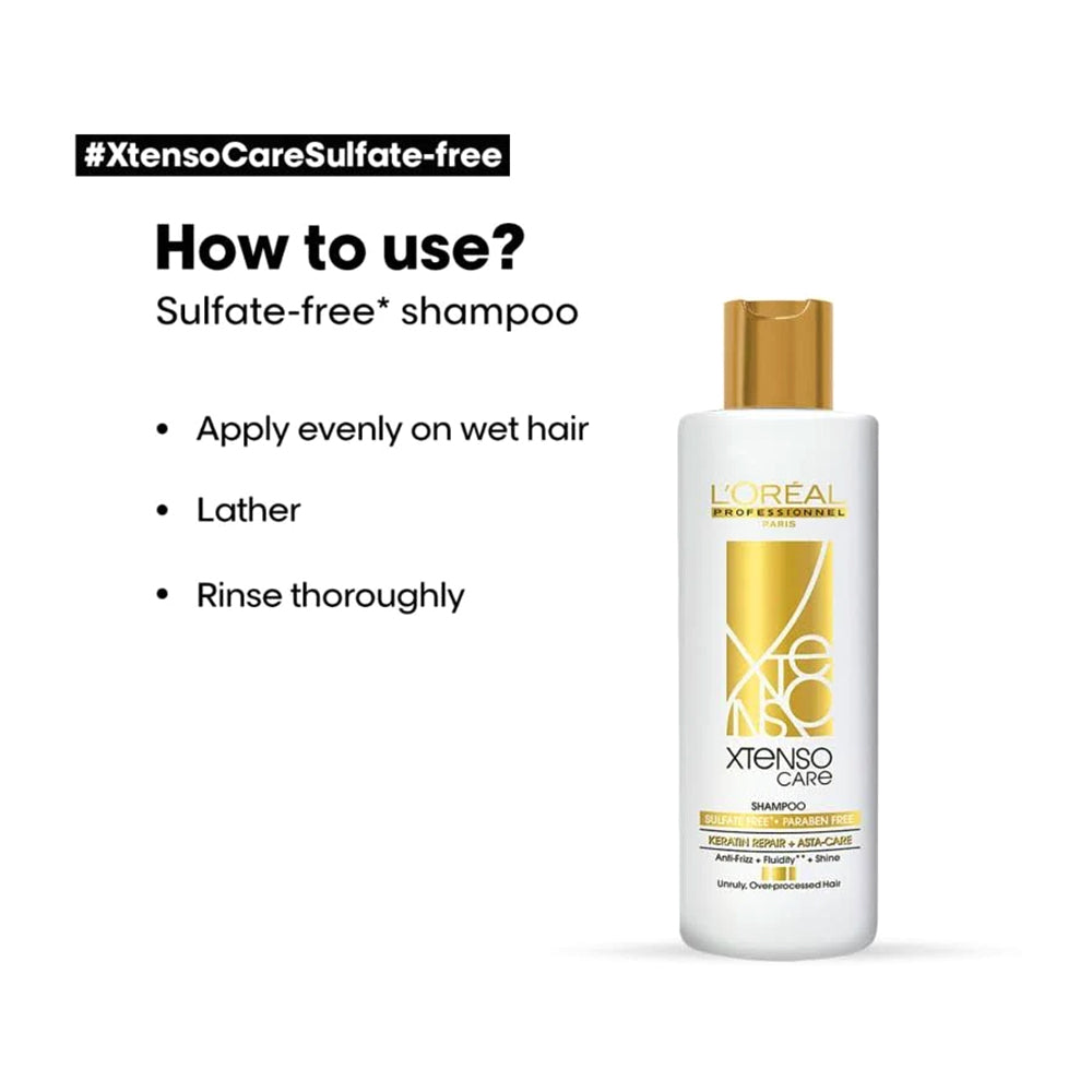 L'Oreal Professionnel Xtenso Care Sulfate ಉಚಿತ ಶಾಂಪೂ 250Ml