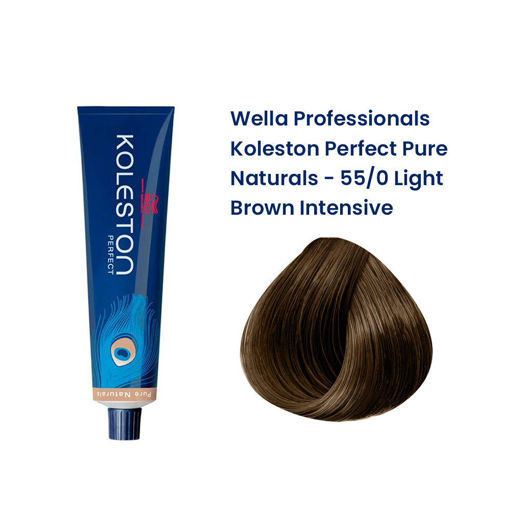 Wella Professionals Koleston Perfect Pure Naturals Hair Color 55/0 Colorant Tube 60G