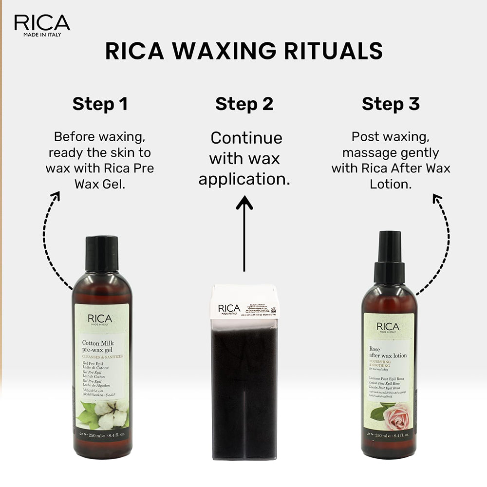 Rica Black Liposoluble Wax Refill 100 Ml