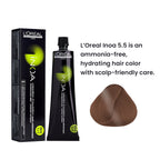 Loreal Inoa 5.5 Hair Color Light Mahagany Brown 60gm