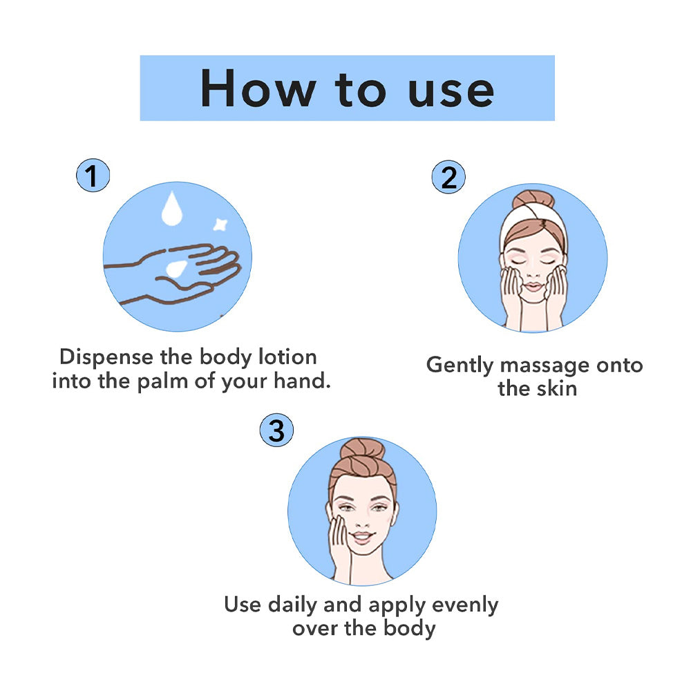 O3+ Ultra Healing Brightening Body Lotion Moisturiser With Hyaluronic Acid & Aloe Vera(400Ml)