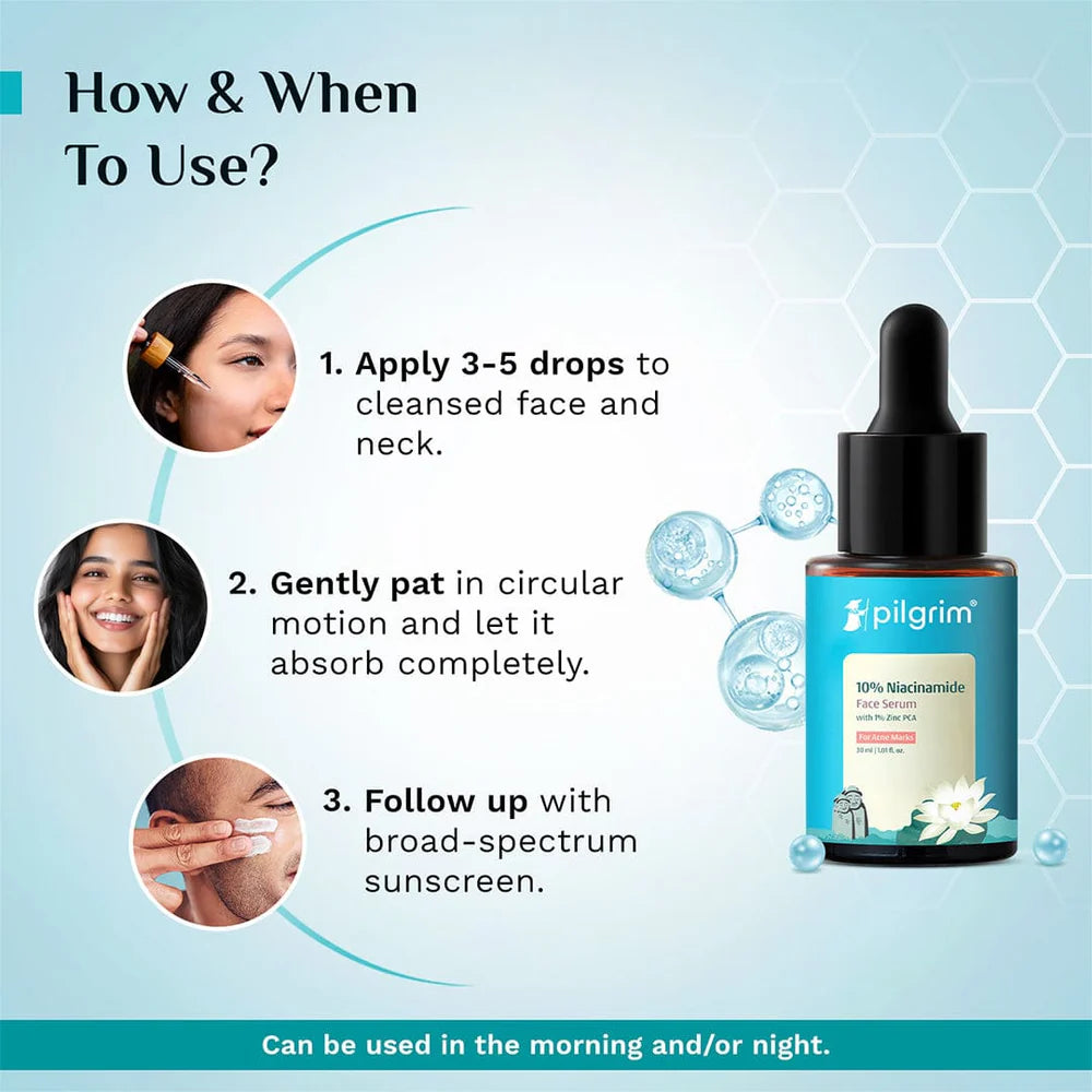 PILGRIM 10% NIACINAMIDE FACE SERUM-30ML