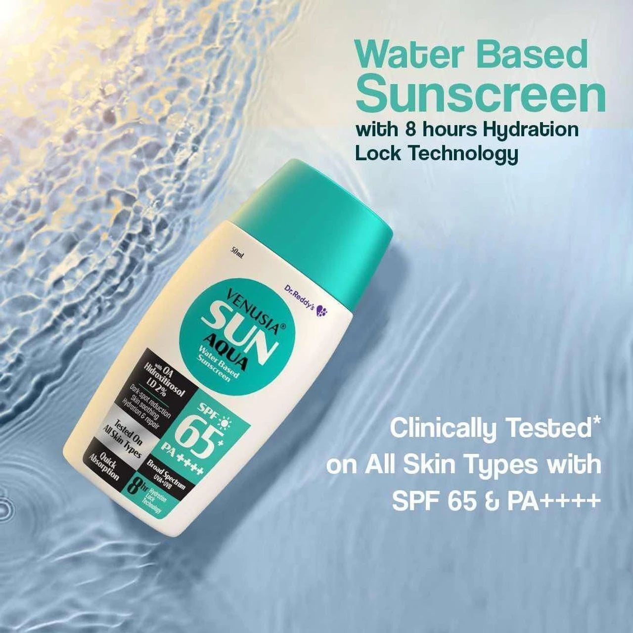 Venusia Water Based Sunscreen SPF 65+