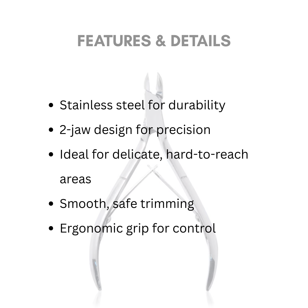 Ikonic Up To Toe Stainless Steel Cuticle Cutter Utt-808k