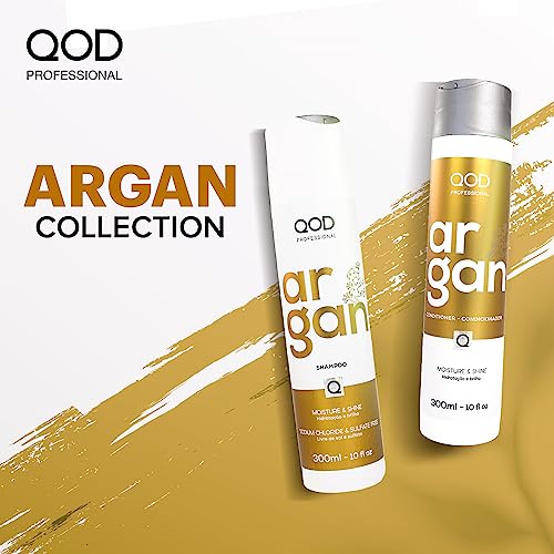 QOD Professional Argan Shampoo & Conditioner – 300ml Combo