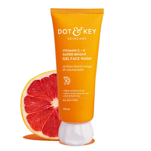 DOT & KEY Vitamin C + E Super Bright Gel Face Wash 175ml