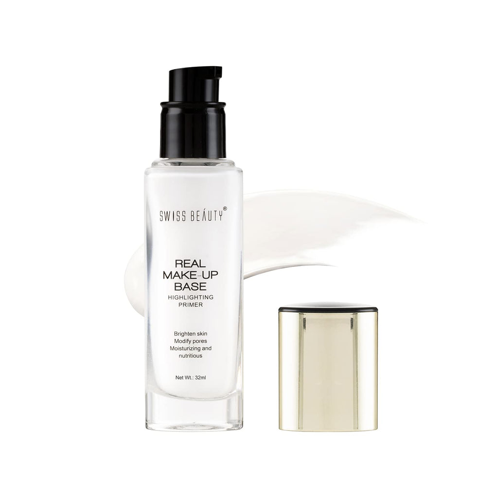Swiss Beauty Real Makeup Base Highlighting Primer Shade - 01 Natural Tint, 32Ml
