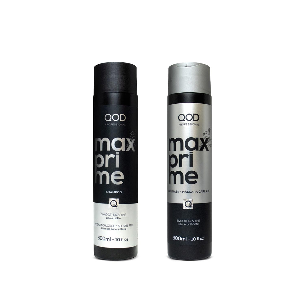 QOD Professional Max Prime After Treatment Shampoo & Hair Mask 300Ml Combo