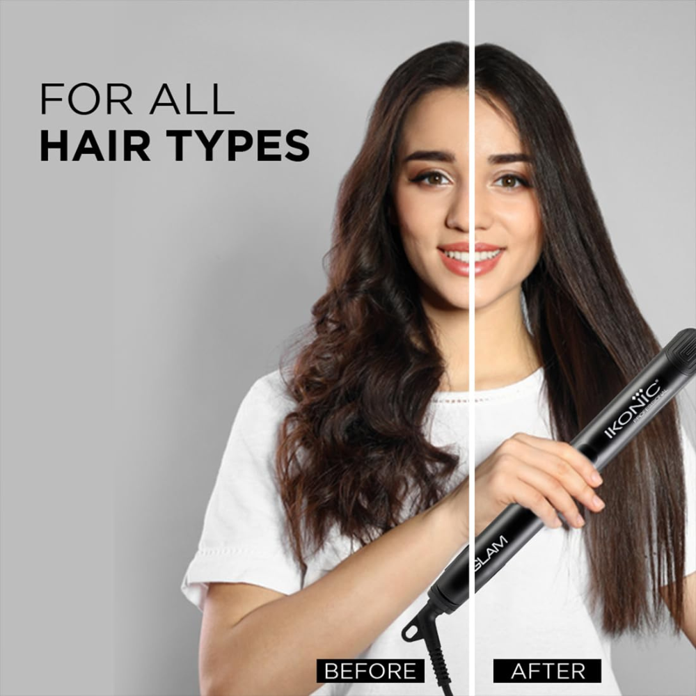 Ikonic Gair Straightener - Glam Black