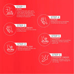 Raaga Professional Strawberry Pedicure And Manicure 6 Step Single Use Kit 63Gm