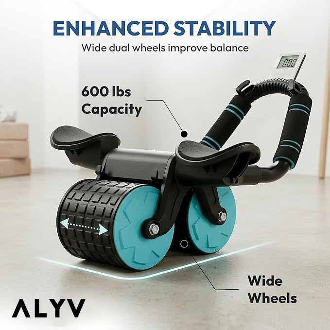 ALYV Auto-Rebound Black Ab Roller – Fabb6