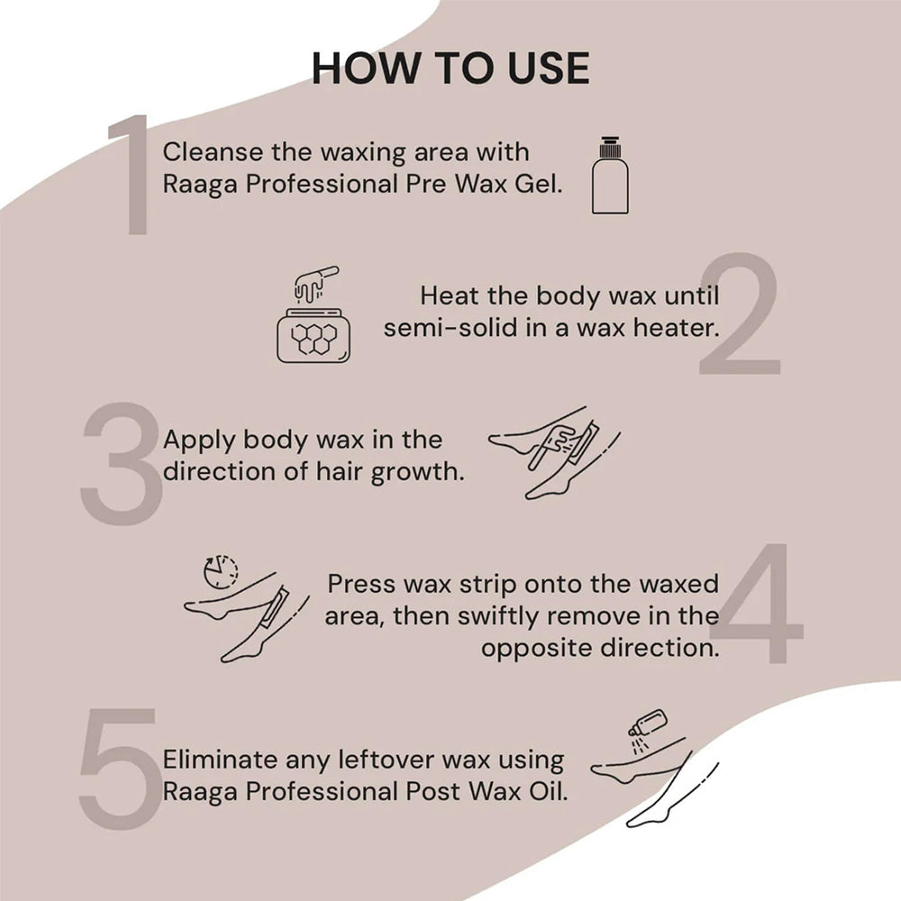 Raaga Professional White Chocolate Liposoluble Wax, 800Gm