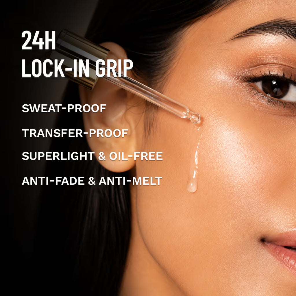 PAC Aqua Grip Primer Infused with Silicone Lightweight Waterproof Prolongs Makeup Wear (9 ml)